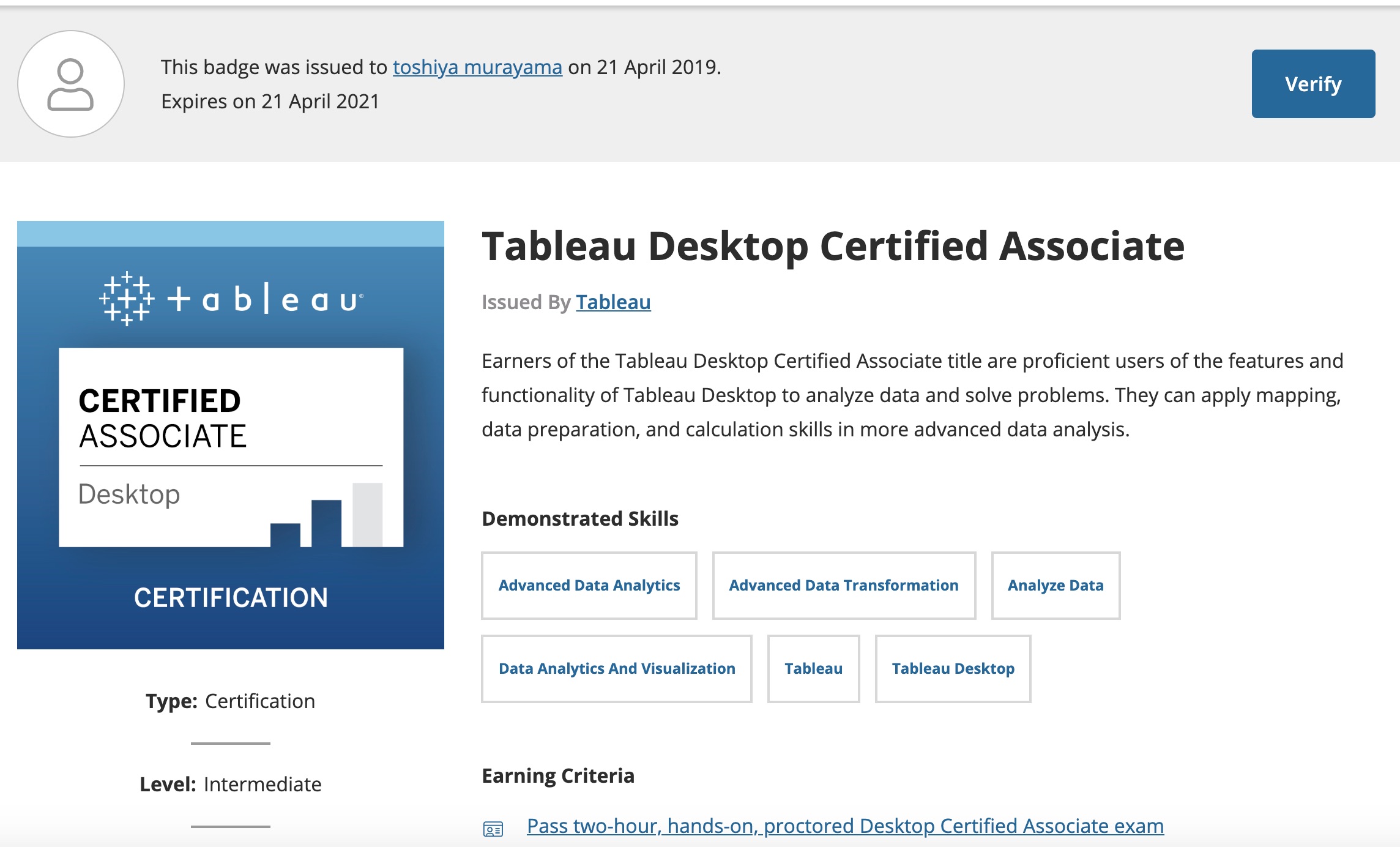 tableau desktop 9 qualified associate